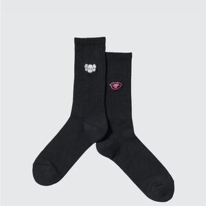 NWT KAWS x Uniqlo Warhol Graphic Socks